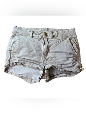 American Age Women's Light Beige Jean Shorts